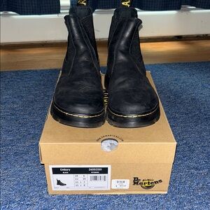 Dr. Martens Embury Chelsea Black Leather Boots